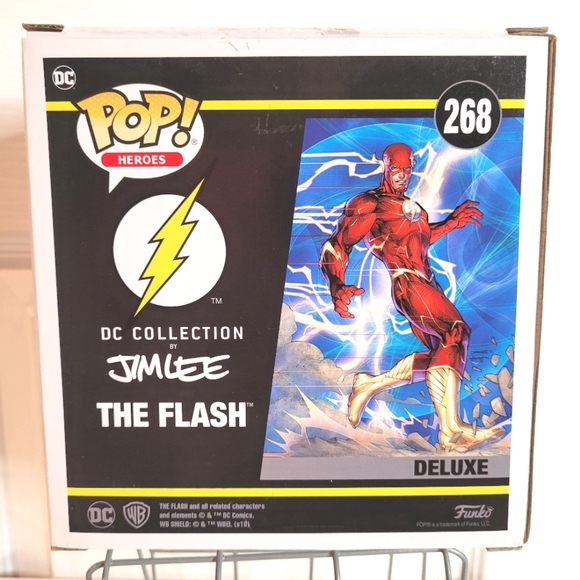 New Funko Pop! Deluxe DC Collection by Jim Lee The Flash #268 - Picture 3 of 7